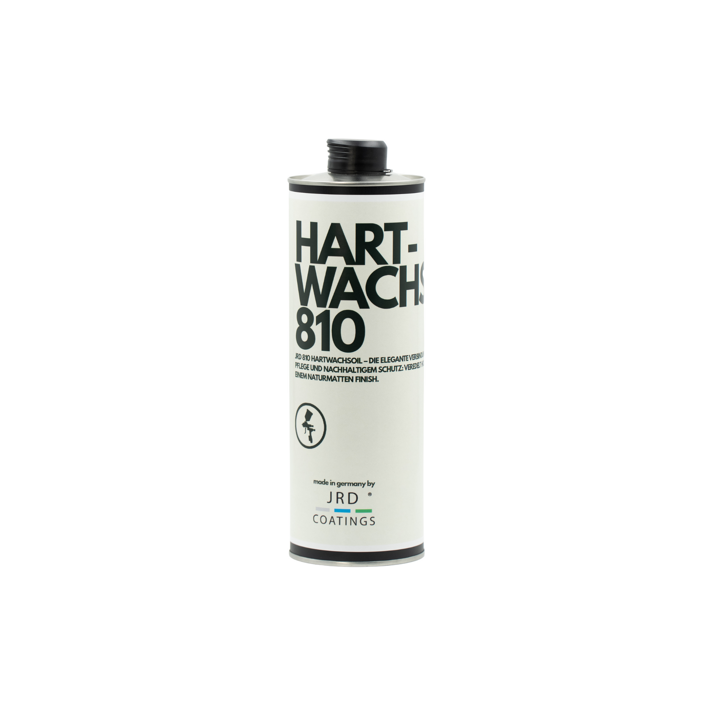 JRD 810 hard wax oil designed for application with a spray gun
