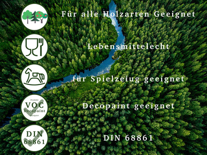 JRD 810 hard wax oil designed for application with a spray gun